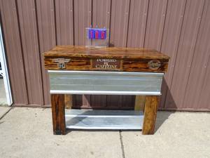 Approx 4 barcounter with chevy emblem. As shown.