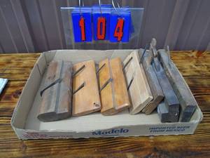 Flat of antique moulding planes. As shown.