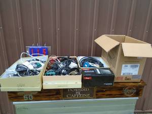 Qty of 4 boxes of cords & electrical. As shown.