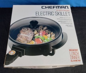 lot 88 image: Chefman 12 Nonstick Round Electric Skillet