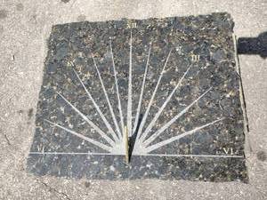 lot 74 image: Beautiful Granite Sundial 29x 24