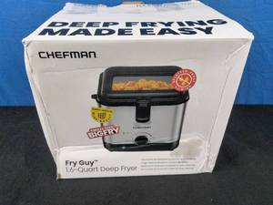 lot 82 image: Chefman Fry Guy 1-12-Liter Deep Fryer