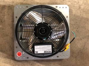 VEVOR 12 in. Shutter Exhaust Fan High-Speed 1000 CFM Aluminum Wall Mount Attic Fan, Wall Fan with Ventilation and Cooling    Customer Returns See Pictures