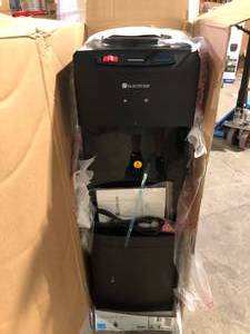 Glacier Bay Matte Black Top Load Water Dispenser   Customer Returns See Pictures