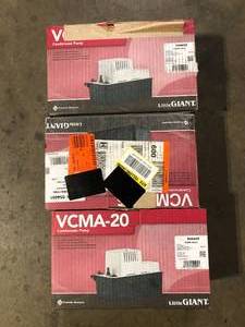 Lot of  Little Giant 115-Volt Automatic Condensate Removal Pump Customer Returns See Pictures