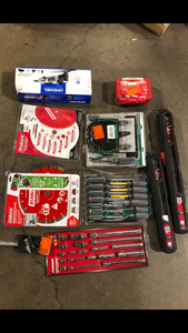 Lot of Assorted Hand Tools and Hardware Various Models and Conditions  Customer Returns See Pictures