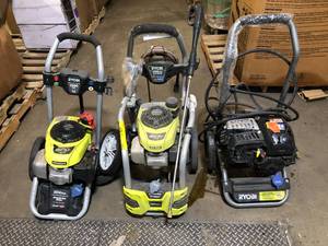 Lot of Assorted Washer Pressures Various Models and Conditions Customer Returns See Pictures