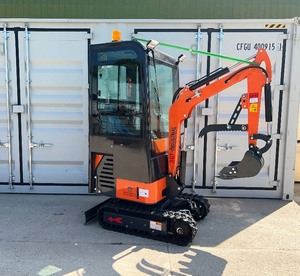lot 17 image: Mini Enclosed Excavator L13R