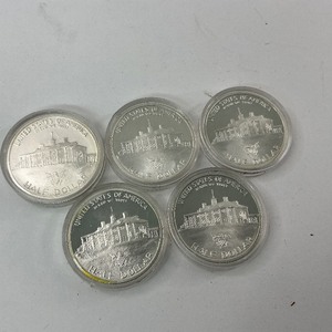 5x 1982-S Proof Silver Washington Commemorative Half Dollars