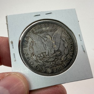 1896 Silver Morgan Dollar wBlue Toning