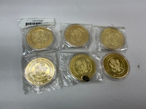 24k Gold American History Medallions