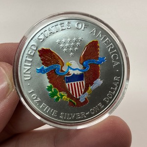 2000 Colorized American Silver Eagle