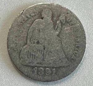 1891-O Seated Liberty Dime
