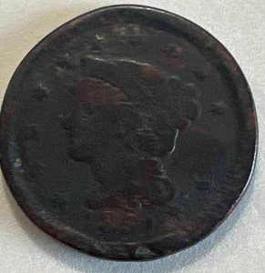 1851 Large Cent