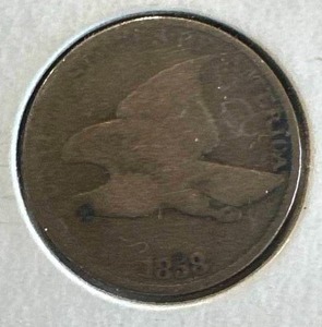 1858 Flying Eagle Cent