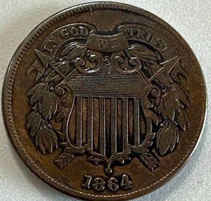 1864 Two Cent Piece