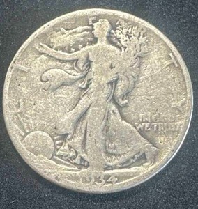1934 Walking Liberty Half Dollar