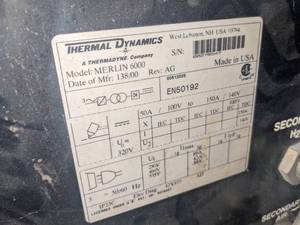 lot 22 image: Thermo Dynamics Plasma Shape Cutter