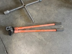 lot 44 image: Truck Lug Wrench and Long Handle Cutters