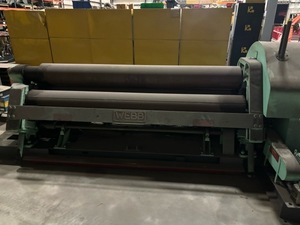 lot 58 image: Webb Plate Bending Roll Machine