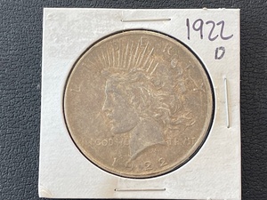 1922-D Peace Dollar