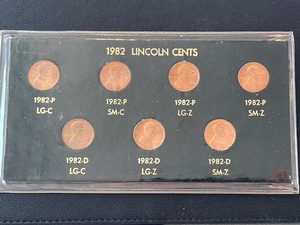1982 Lincoln Cent Collection