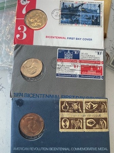 1973, 1974, 1975 Bicentennial Medals
