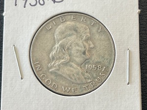 1958-D Franklin Half Dollar