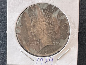 1924 Peace Dollar