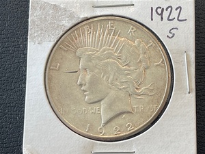 1922-S Peace Dollar