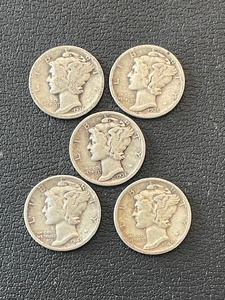 Mercury Silver Dimes