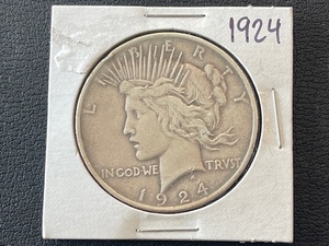 1924 Peace Dollar