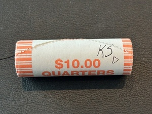 Roll of Uncirculated Quarters Kansas-D