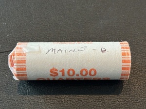 Roll of Uncirculated Quarters Maine-D