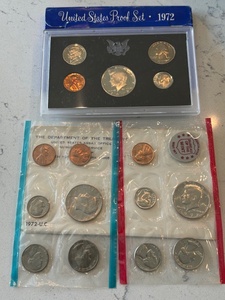1972-S Proof Set and P & D Mint Sets