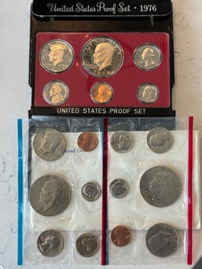 1976-S Proof Set and P & D Mint Sets