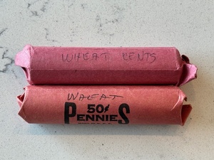 Lincoln Wheat Cent Rolls