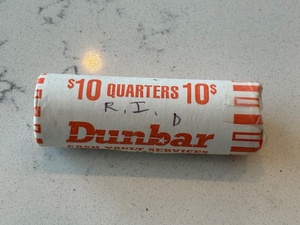 Roll of Uncirculated Quarters Rhode Island-D