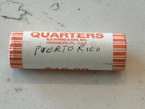 Uncirculated Roll of Quarters Puerto Rico