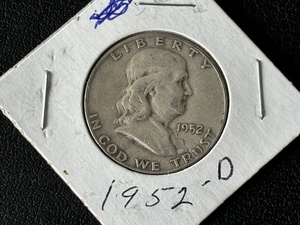 1952-D Franklin Half Dollar