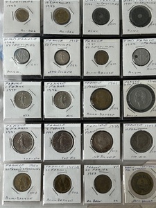 Foreign Coins of France - Some Silver