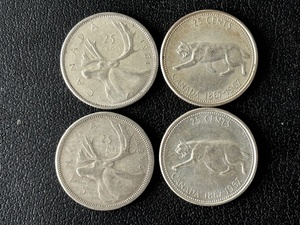 Silver Canada Quarters
