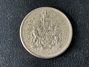 1963 Canada Silver Half Dollar