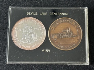 1983 Devils Lake Centennial Coins