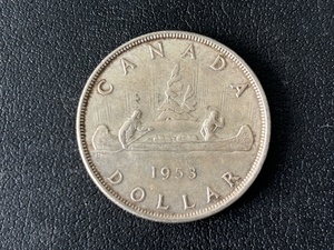 1953 Canada Silver Dollar