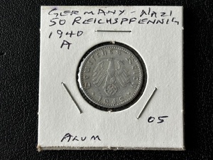 1940 A Third Reich 50 Reichspfennig