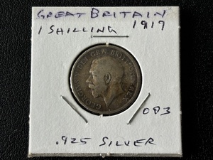 1919 Silver One Shilling