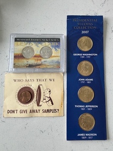 Presidential Dollars, Nickels, Lincoln Cent