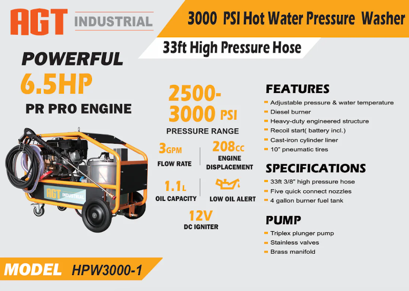 lot 126 image: Hot Water Pressure Washer