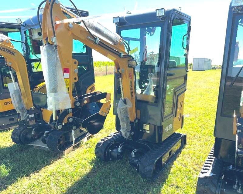lot 11 image: 2024 AGT Enclosed Mini Excavator H13R